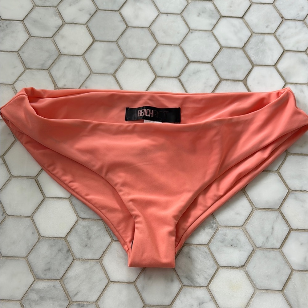 Beach Riot Pink Bikini Classic Swimwear